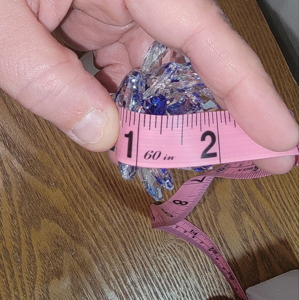 Blue Crystal Flower - Picture 2 of 4